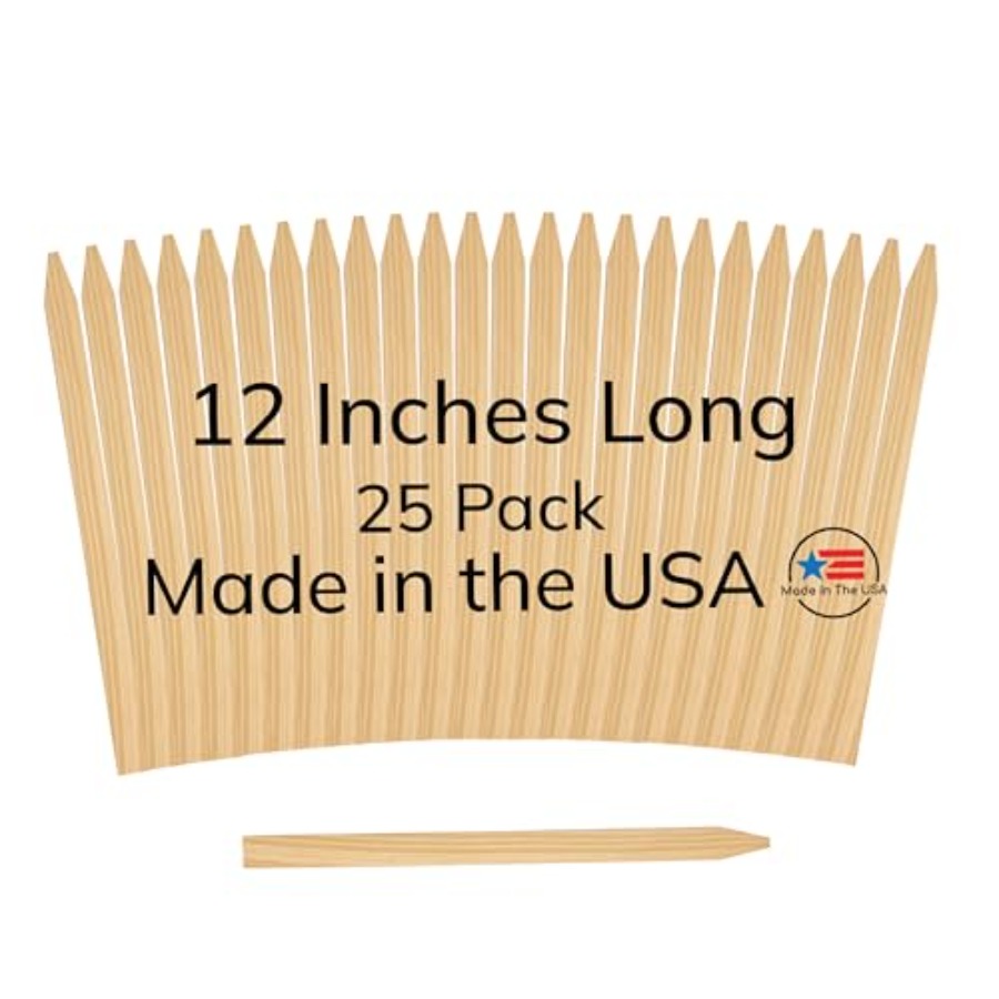 Garden Row Marker - Pacote com 25 Estacas de Jardim