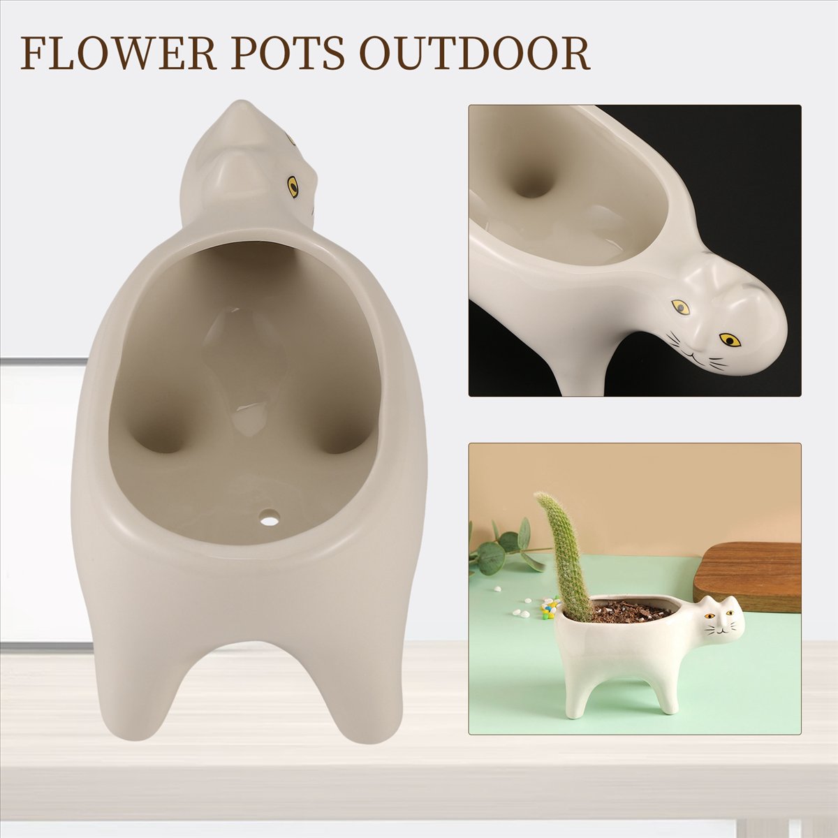 Gardening Tools Images - Vaso de Cerâmica ABFW com Imagem