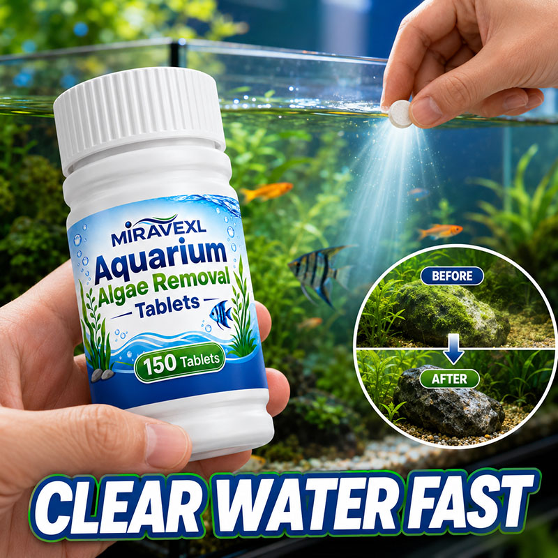 Aquaponics Fish Tank - MIRAVEXL 150 Comprimidos para Remoção de