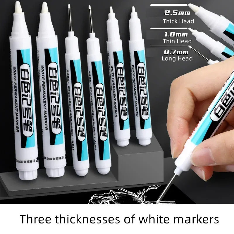 Garden Row Marker - 1pc branco acrílico marcador caneta de