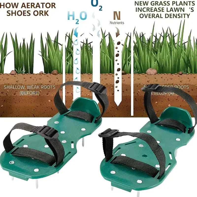 Sapatos Aeradores de Jardim co - Gardening Tools For Weeds avaliação e preço