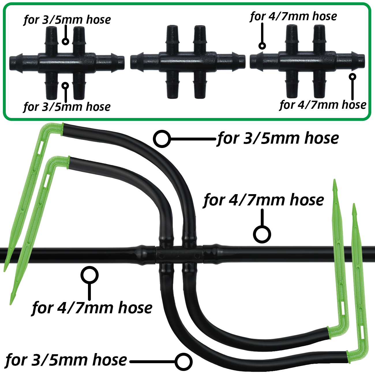 Kesla jardim 4/7mm a 3/5mm man - Root Watering Spike avaliação e preço