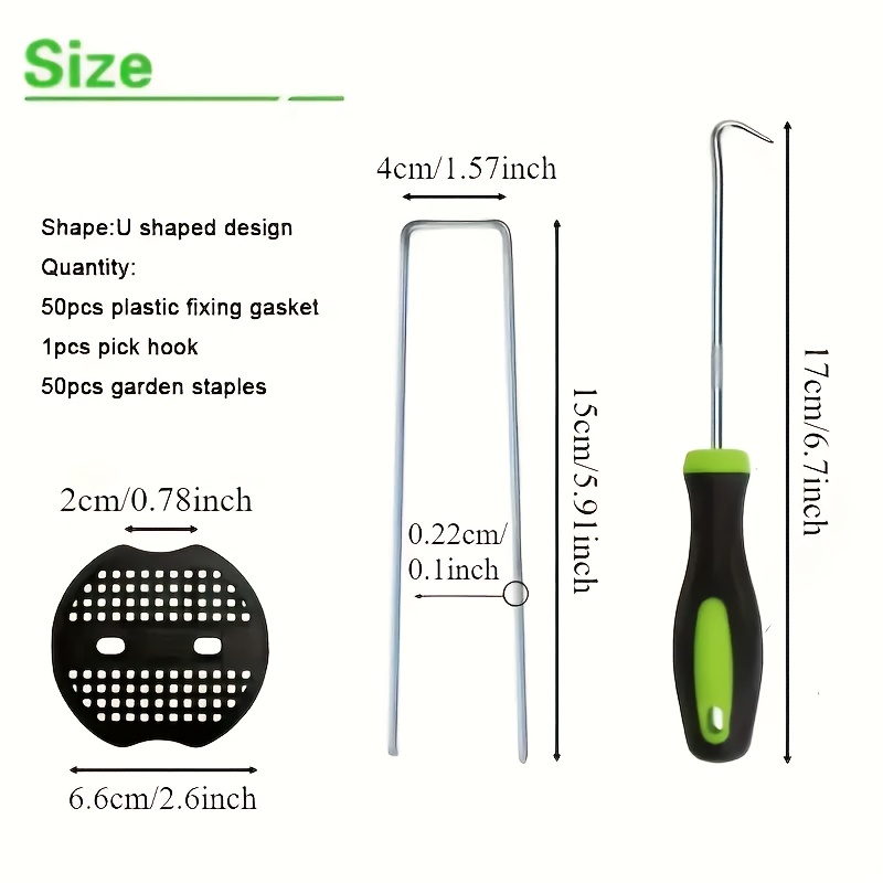 Conjunto de estacas de jardim, - Gardening Tools For Weeds avaliação e preço