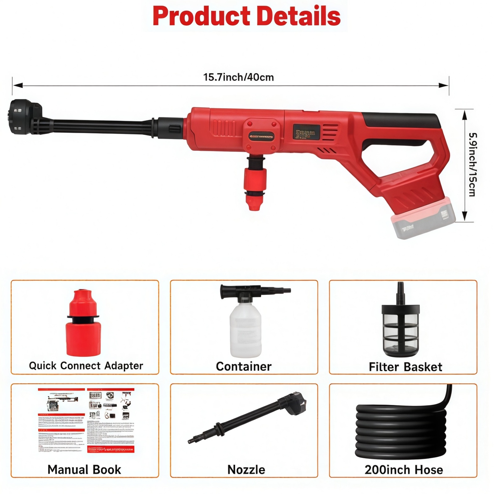 Lavadora de Pressão Sem Fio pa - Gardening Tools Battery Powered avaliação e preço