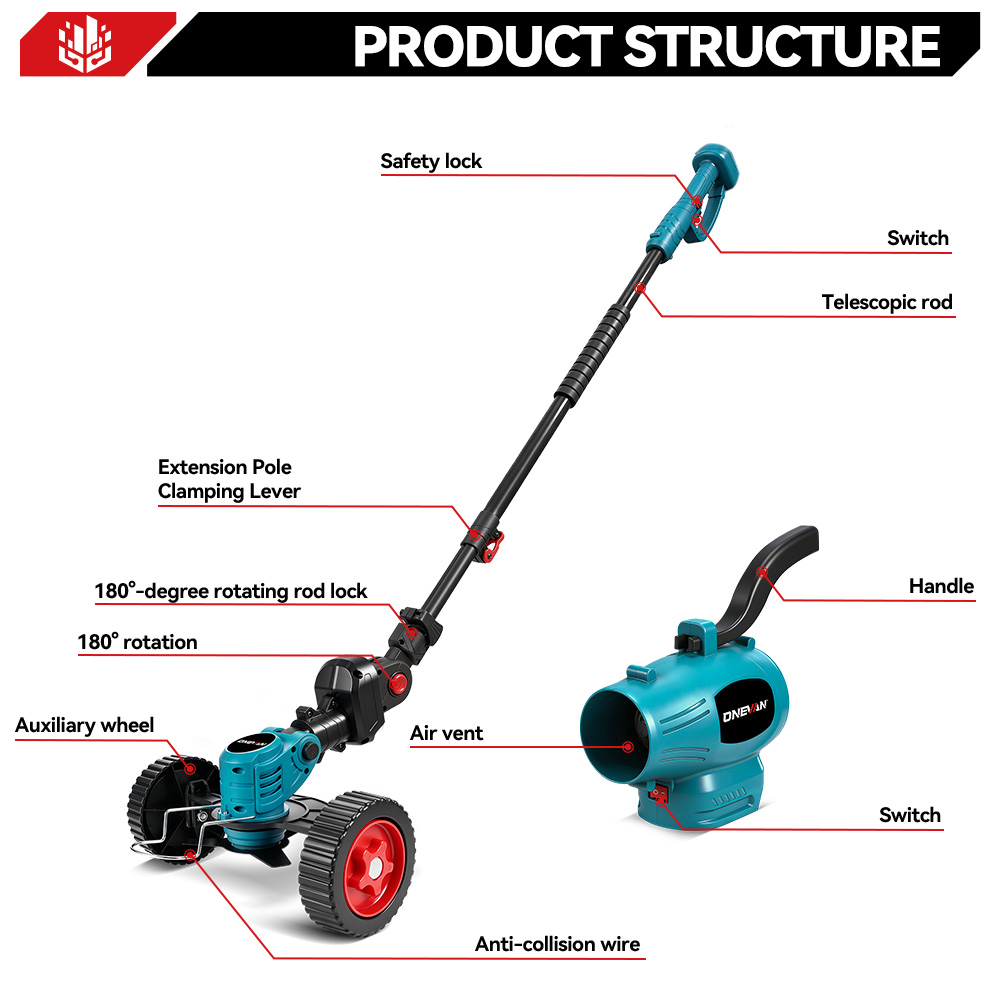Cortador de Grama Elétrico ONE - Gardening Tools Battery Powered avaliação e preço