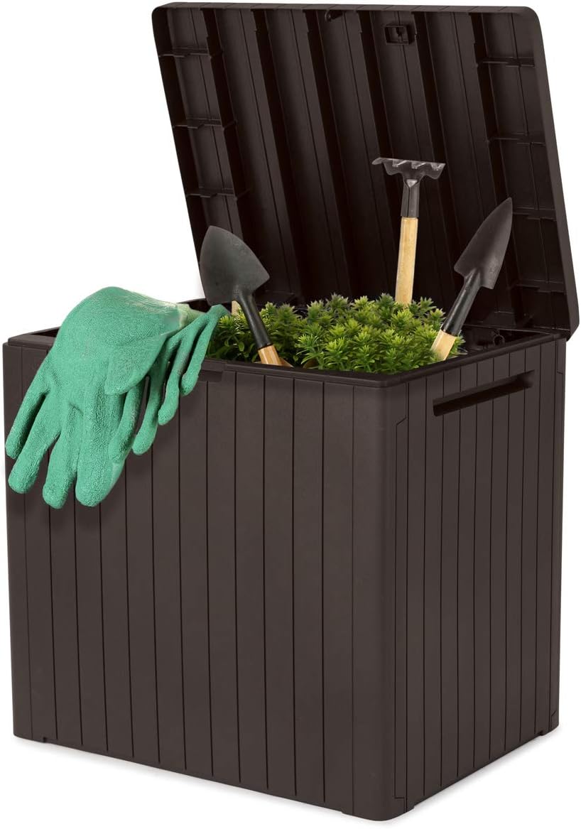Caixa de Armazenamento Externa - Gardening Tools Images avaliação e preço