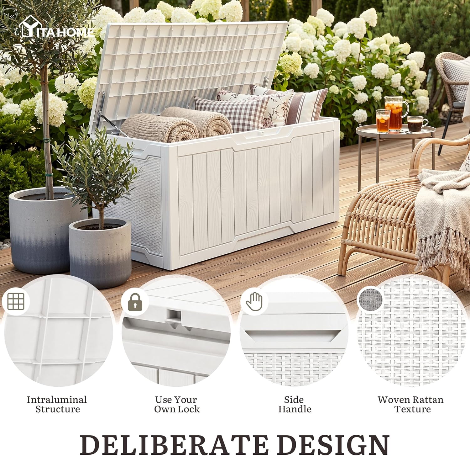Caixa de Armazenamento Grande  - Gardening Tools Images avaliação e preço