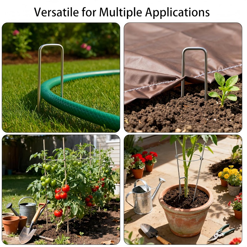 10 Peças Pregos de Jardim em F - Gardening Tools For Weeds avaliação e preço