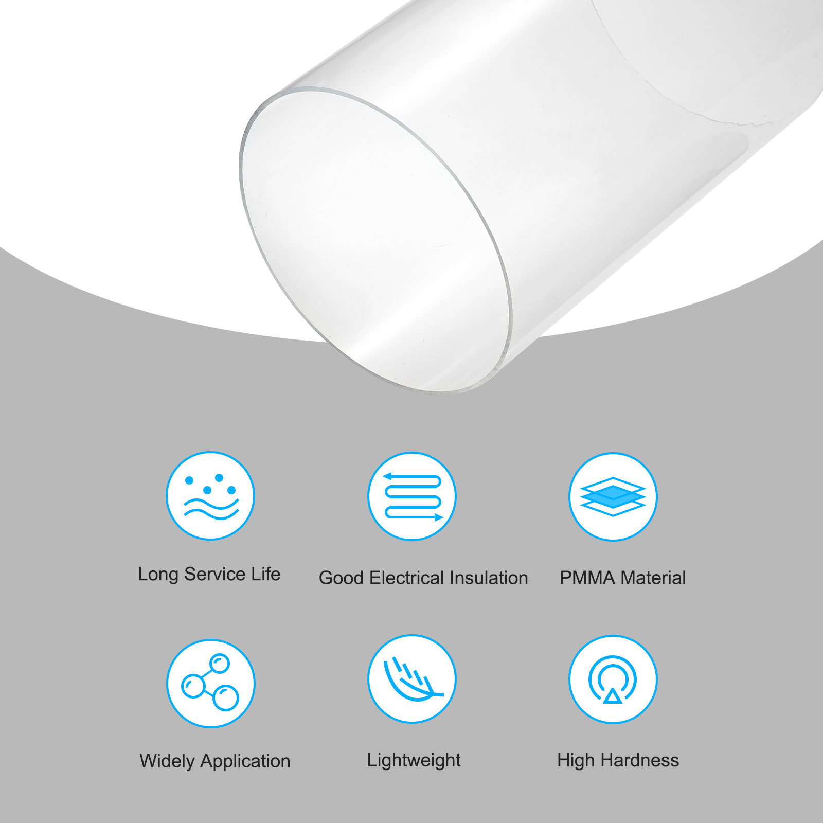 Tubo acrílico transparente par - Aquaponics Fish Tank avaliação e preço
