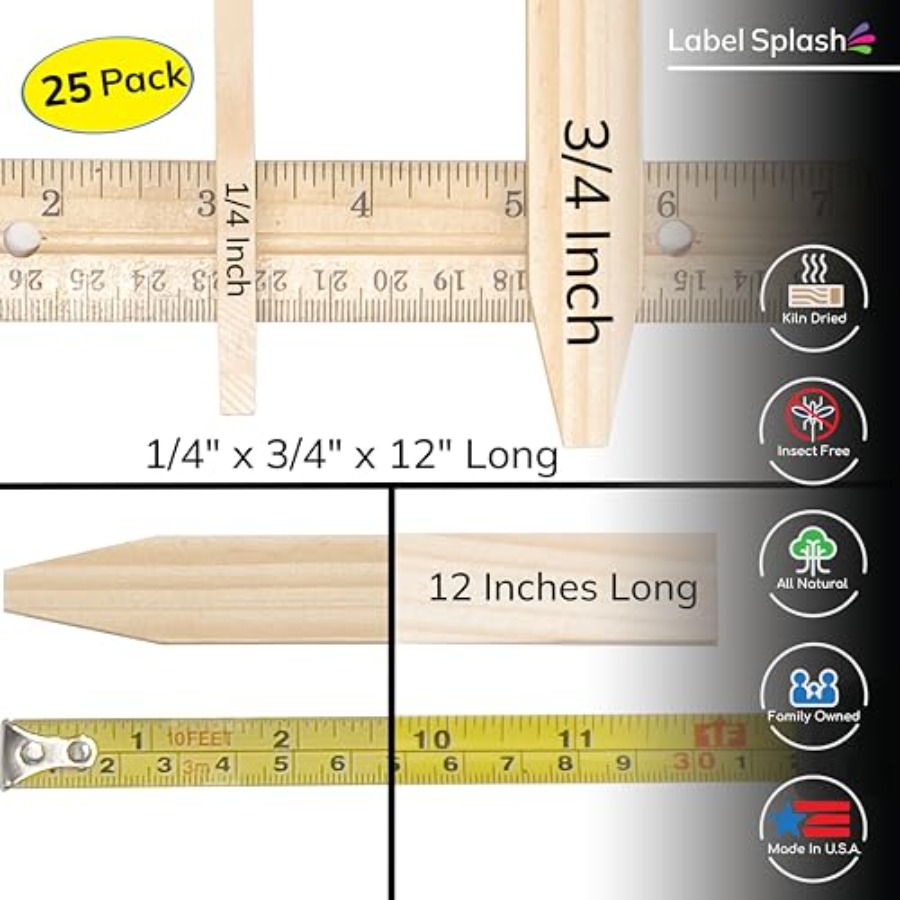 Pacote com 25 Estacas de Jardi - Garden Row Marker avaliação e preço
