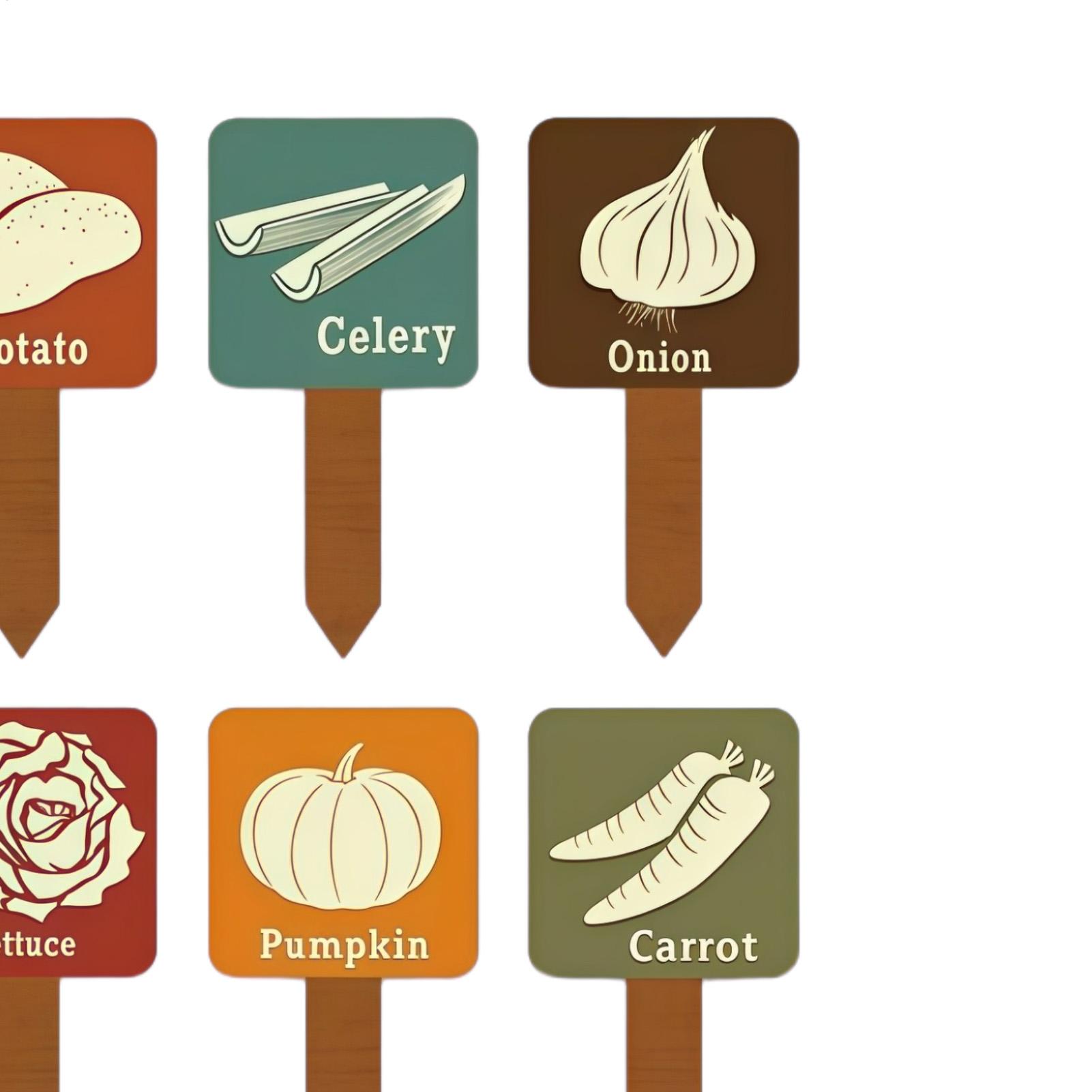Etiquetas para hortas e jardin - Garden Row Marker avaliação e preço