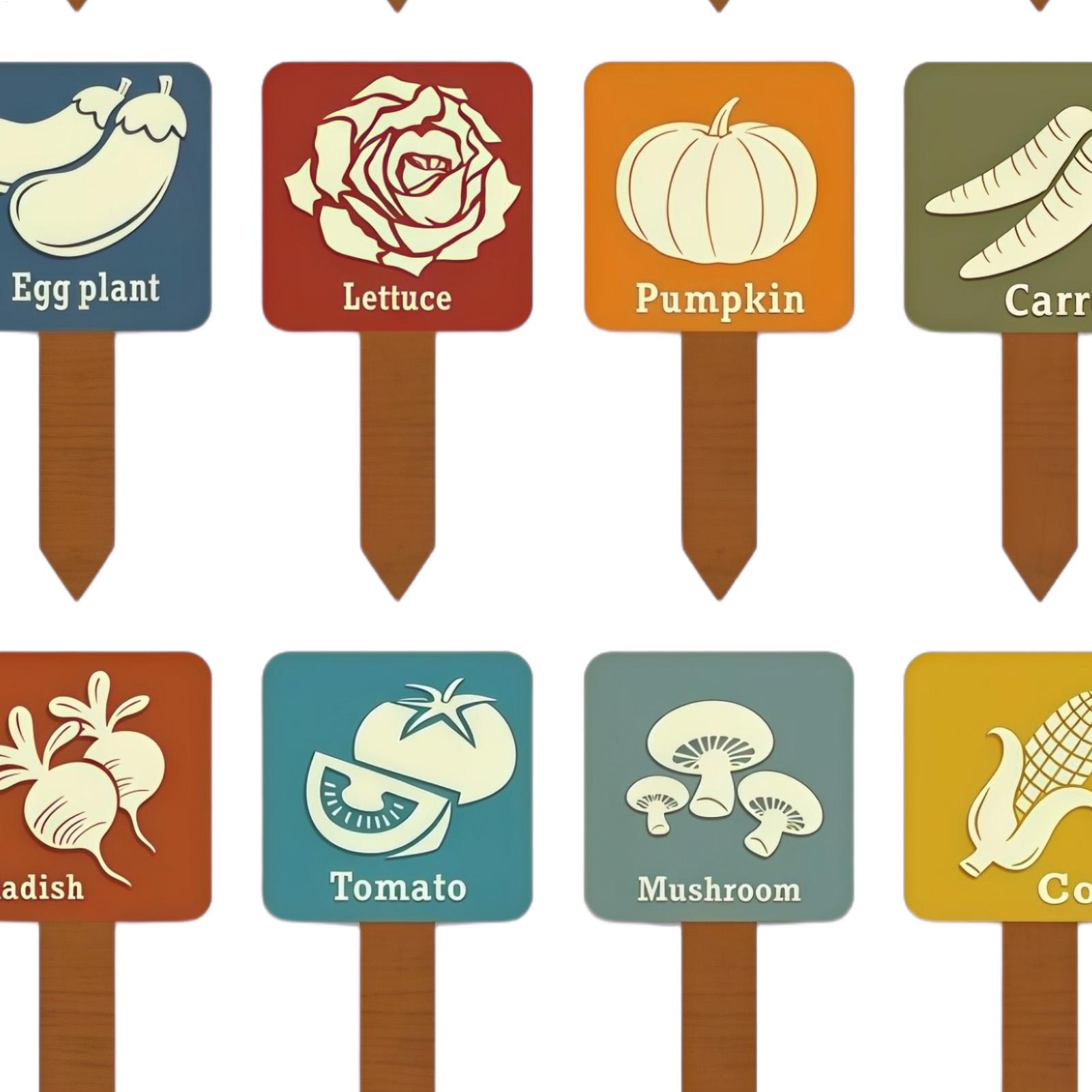 Etiquetas para hortas e jardin - Garden Row Marker avaliação e preço