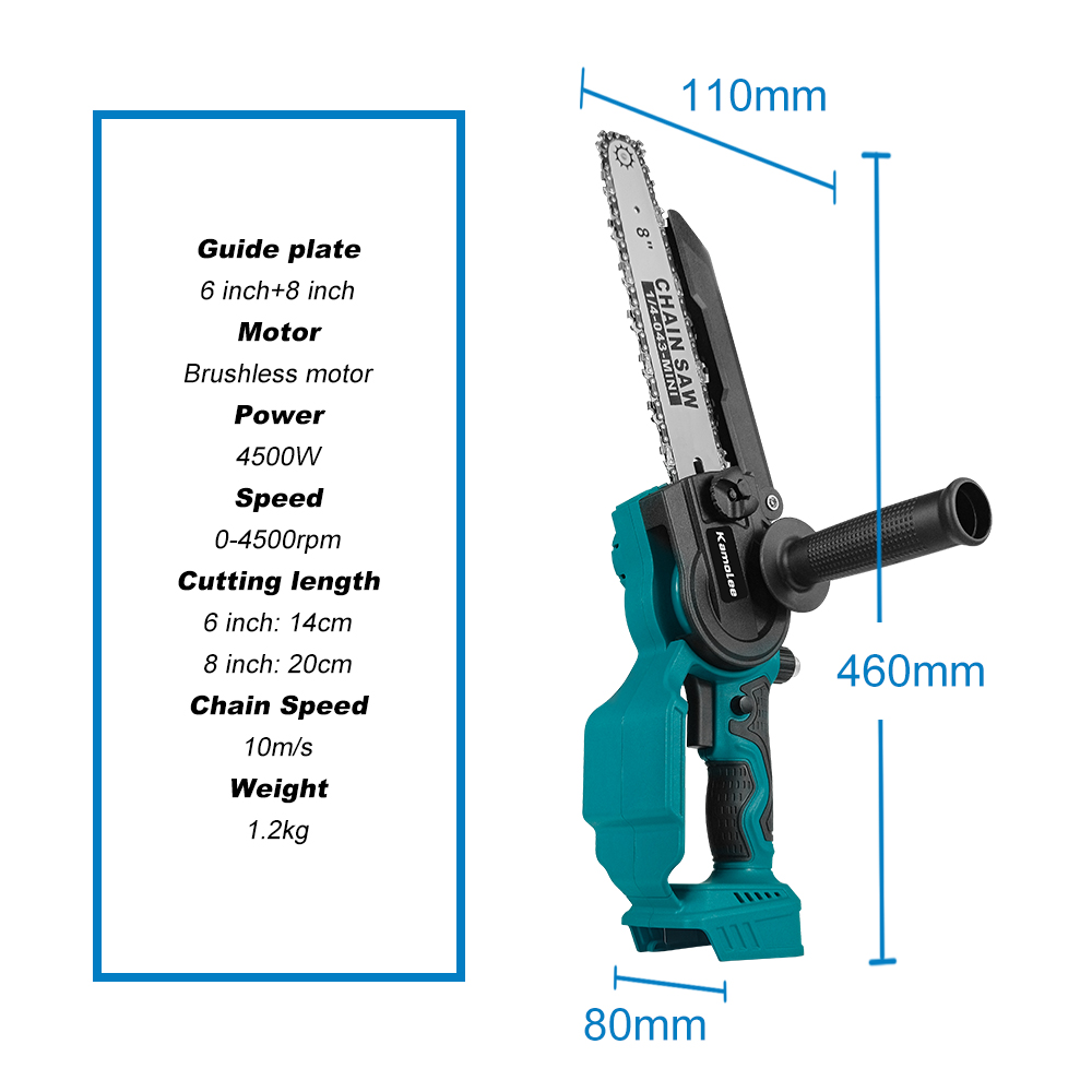 Kamolee 6 Polegada 8 Polegada  - Gardening Tools Battery Powered avaliação e preço