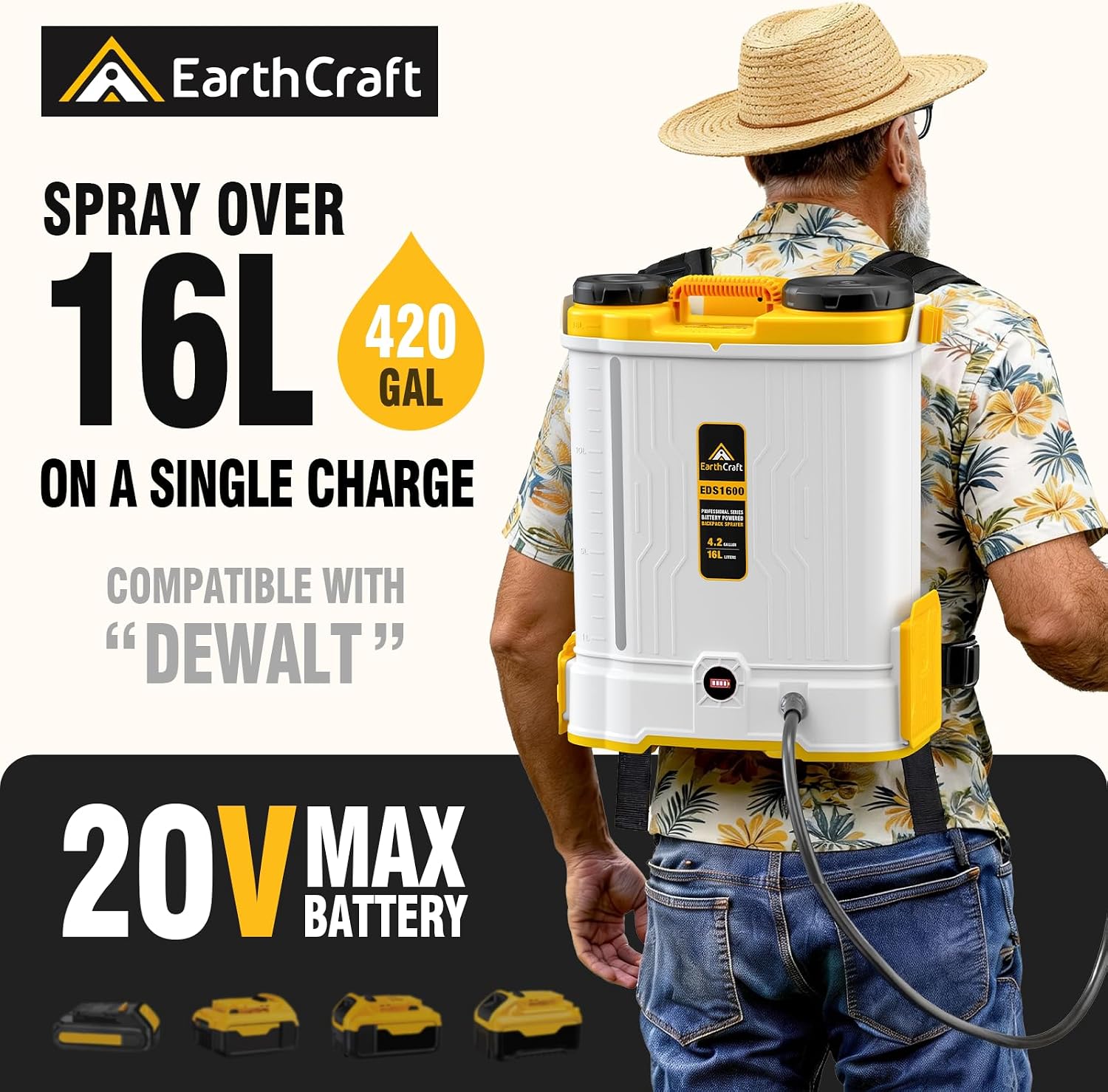 Pulverizador Costal Sem Fio 4, - Gardening Tools Battery Powered avaliação e preço
