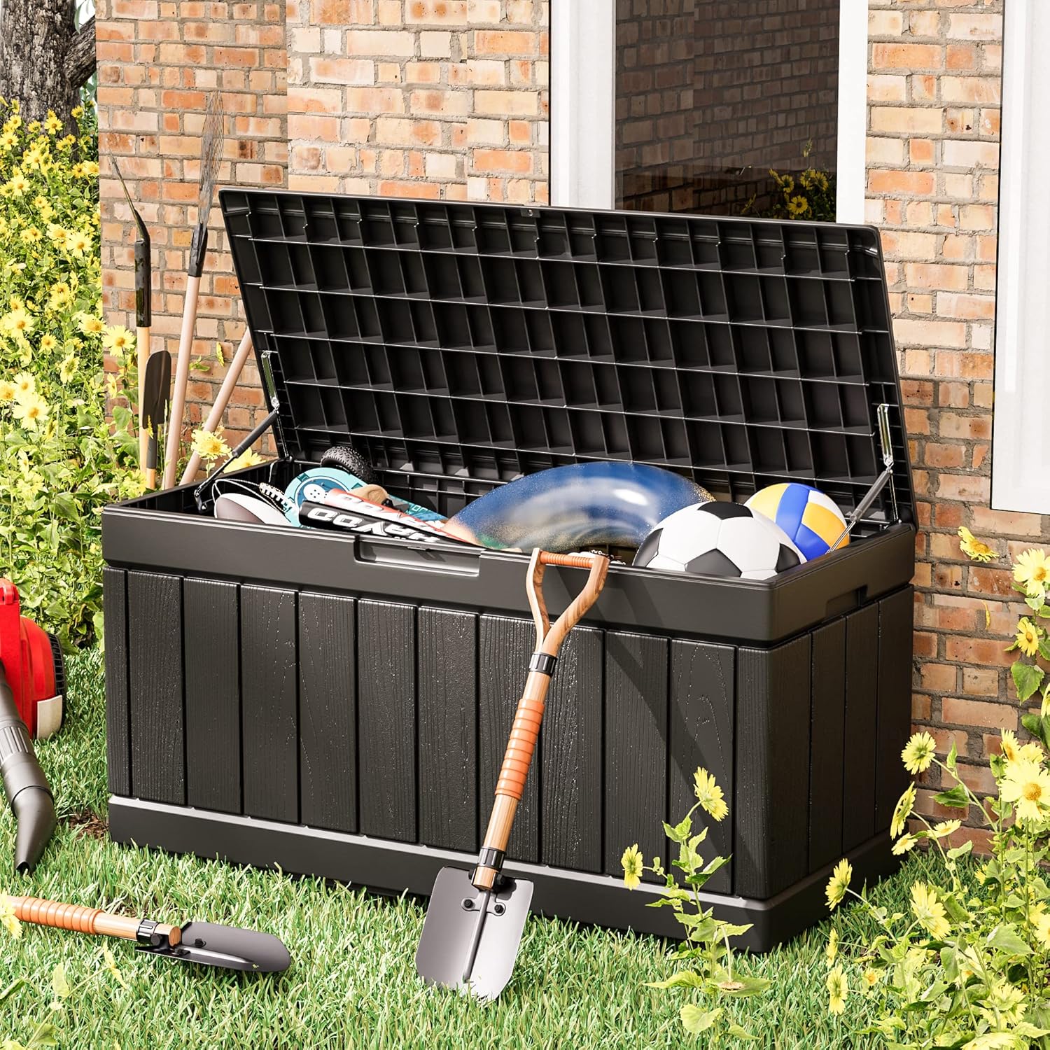 Caixa de Armazenamento de Resi - Gardening Tools Images avaliação e preço