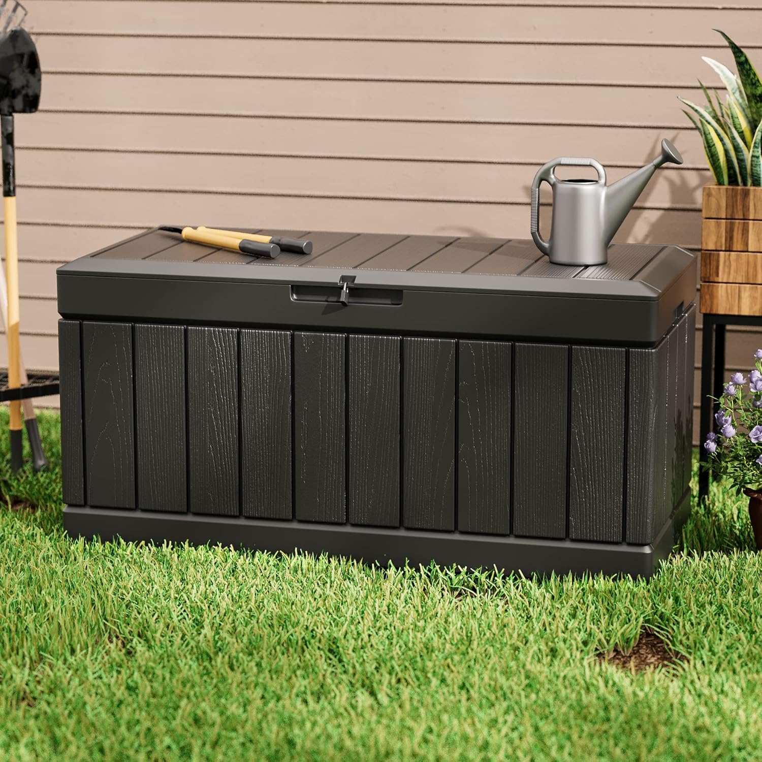 Caixa de Armazenamento de Resi - Gardening Tools Images avaliação e preço
